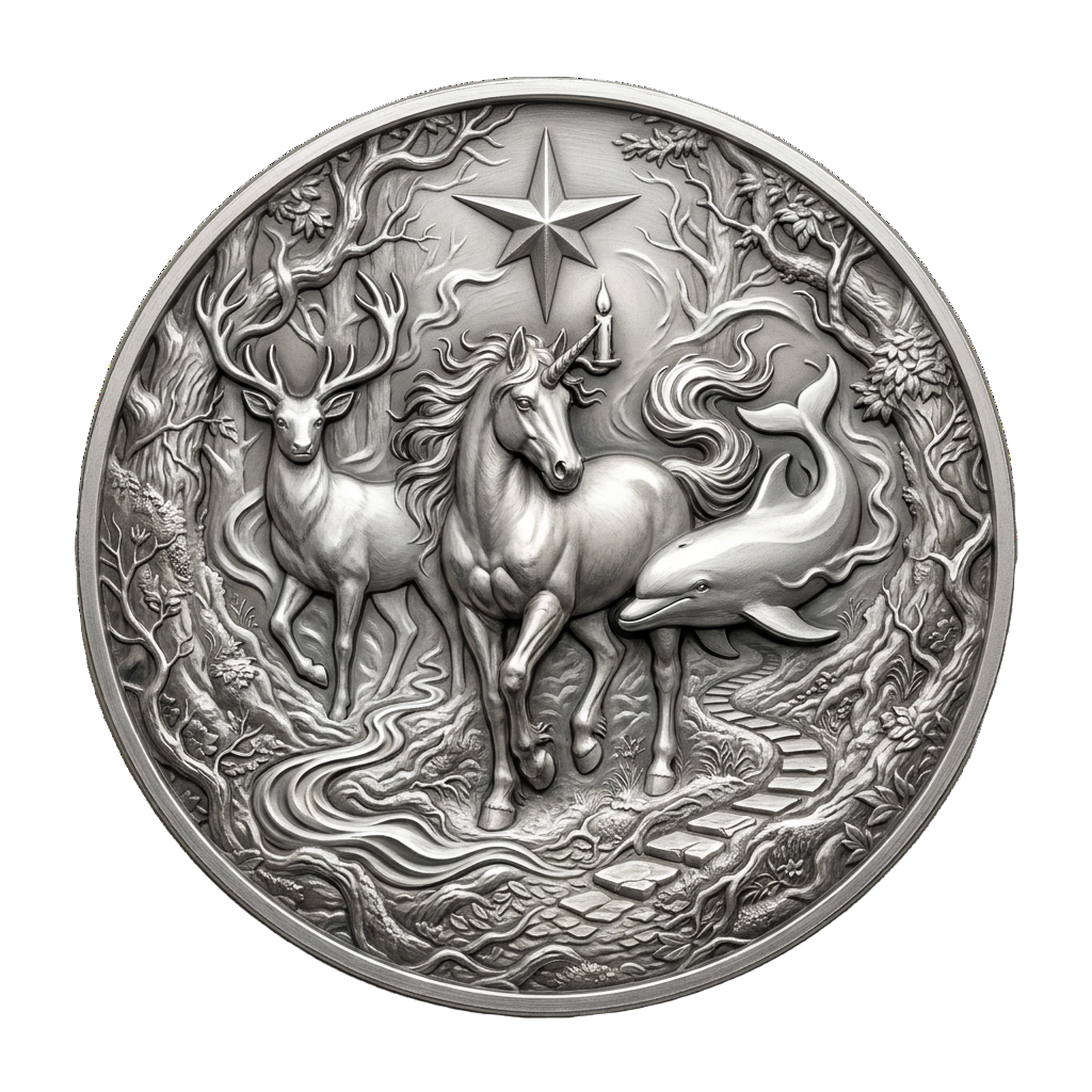 A Spirit-Horse artwork cast as a collectible HerdCoin